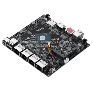 Intel N4000 2-Core Nano PC Motherboard for NUC PC w/ UHD Graphics 600 Dual 4K Display 4*Gigabit LAN 4*RJ45 thumbnail-1