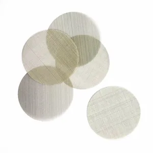 High Precision 304 Stainless Steel Woven Wire Mesh Filter Disc for Industrial Filtration thumbnail-2