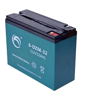 for Electric Vehicles 6-DZM-32 12V 32AH Rechargeable High Quality E-bike Battery thumbnail-3