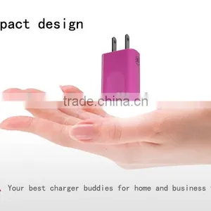 Single Usb to Wall Charger Home AC Charger US Adapter for Samsung Iphone thumbnail-3