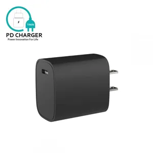 1a1c Output Us Plug 20W Fast Power Adapter 5V 3A, 9V 2.22A USB Transformer 12V 1.67A Type C Mobile Phone PD Charger thumbnail-1