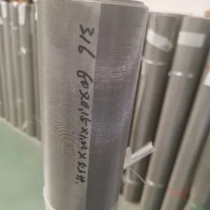The Manufacturer Supplies 304 Stainless Steel Wire Mesh Plain Weave Mesh and High-mesh Micro-pore Filtration Mesh thumbnail-2