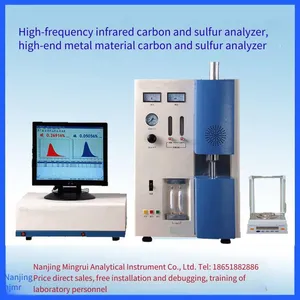 Supply of Lithium Iron Phosphate Carbon and Sulfur Analyzer, Mingrui Mr-cs995 Model, High-frequency Infrared Carbon and Sulfur Analyzer thumbnail-1