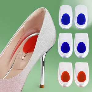 Silicone Half Insoles Heel Pads – Cushioning & Pain Relief for Heels Half-Length Insole thumbnail-4