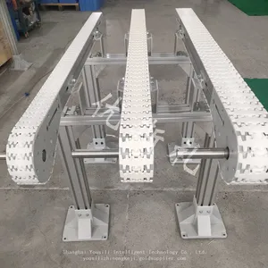 Ring-shaped，U-shaped，Go Straight，Turn，Multi-row，Flexible Chain Conveyor，Plastic Chain Conveyor Line thumbnail-2