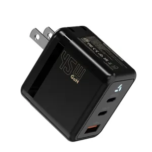 65W GaN Uninterruptible Portable Power Bank With Wall Plug for Phones, Laptops, Business Travel, Purple thumbnail-2