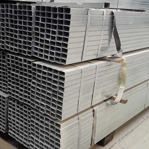 Electro Galvanized Welded Square Tube, Mild Steel Square Pipe for Indoor Decoration & Light Frame Works thumbnail-5