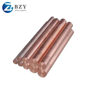 Great Quality C1100 C1220 C1201 C2100 C2200 C2300 Price of Copper Round Bar Rod thumbnail-1