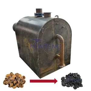 Remote Monitoring Peanut Shell Household Waste Carbonization Furnace Biochar Machine EPC thumbnail-1