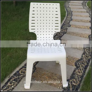 Armless Plastic Chair /white/new Design Outdoor Chair thumbnail-1