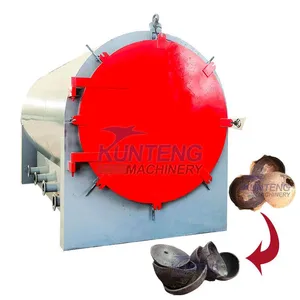 Environmentally Friendly Horizontal Carbonization Furnace Coconut Shell Carbonization Oven Palm Shell Carbonization Oven EPC thumbnail-1