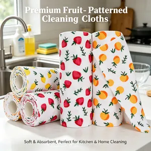 Premium Microfiber Cleaning Cloth Gold Supplier Custom Logo Kitchen Towels Dish Cloths Wholesale Cleaning Cloth thumbnail-3