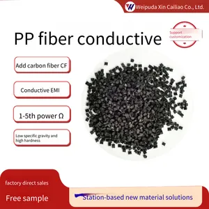 Conductive Pp, Super Conductive Carbon Fiber, Electromagnetic Shielding, Reinforced, Lightweight, Flame Retardant, Natural Color, Environmentally Friendly, Modified, Permanently Anti - Static pp thumbnail-1