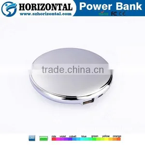High Capacity Fashion Mirror Power Bank 4000mah,universal Power Bank With fc ce Rohs thumbnail-6