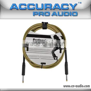 6.35MM 1/4" To 1/4" Mono Low Noise Instrument OFC Cable IC039-10FT thumbnail-2