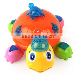 Toy for Child Colorful Bright Little Tortoise Baby Toy With Music and Light MT0906 thumbnail-3