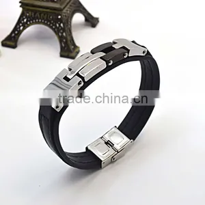 China Jewelry Wholesales Leather Fashion Bracelet thumbnail-4