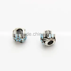 Anti-silver Hollowed-out Diy Zinc Alloy Bracelets and Necklaces Hole Beads thumbnail-6