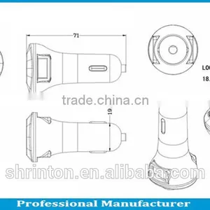 Hot Selling Car Accessary 5V 2.1A .1A Car Charger thumbnail-5