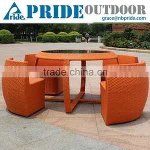Antique Home Furniture Big Round Cheap Outdoor Garden Rattan Furniture thumbnail-1