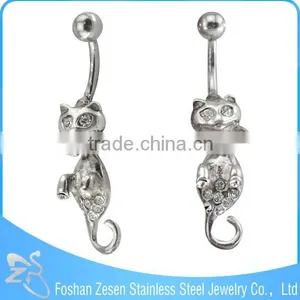 BR01819 China Manufacturer Surgical Steel Free Samples Animal Elephant Navel Piercing thumbnail-4