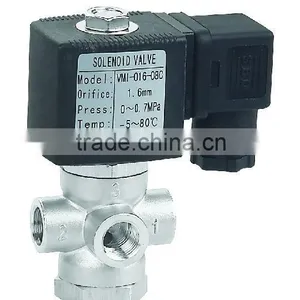 VMI Three Way Mini Water Solenoid Valve G1/4'' thumbnail-1