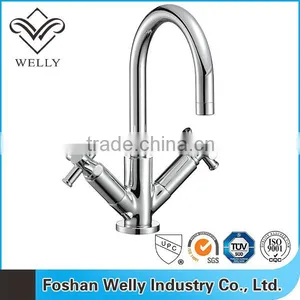 Welly Design Double Handles Mono Basin Mixer Tap thumbnail-1