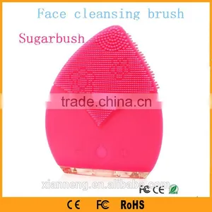Anion Silicone Facial Brush Machine Vibrating Facial Massager Home Beauty Machine for Personal Use thumbnail-1