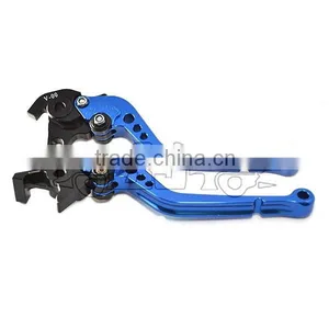 BJ-LS-003 Blue Cnc Motorcycle Adjustable Brake Lever for GSXR1000 GSXR600 thumbnail-2