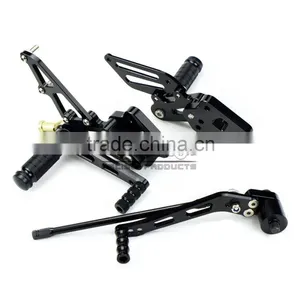 ARS-K6 Wholesale Billet Aluminum Adjustable Footrest Peg Motorcycle for Suzuki GSXR 600/750 06-09 thumbnail-6