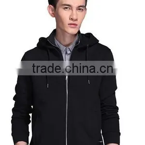 Plain High Quality Hoodies With Zipper thumbnail-3