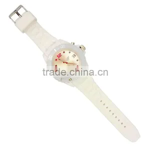 Colorful Back Light Plastic Watch Quartz Analog Wrist Watch With Light thumbnail-1