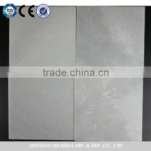 Cloudy White Marble Tile thumbnail-1