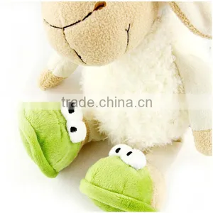 Sheep Shaped Stuffed Animal Plush Toy in Sitting Shape thumbnail-4
