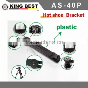 KINGBEST AS-40P Plastic Hot Selling Flash Bracket for DSLR Camera Flash Bracket VIDEO LIGHT BRACKET thumbnail-1