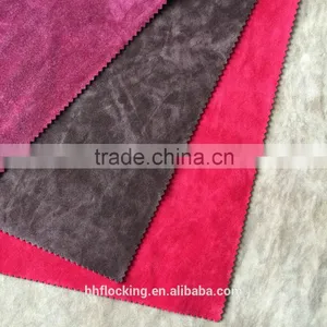Hot Cheap Sale Double-faced Flock Fabric Use for Shoes Boots thumbnail-2