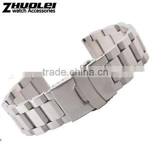 18|20|22|24mm High Quality Imported Stainless Steel Watch Bracelet for Men's and Women's Wholesale 3PCS thumbnail-4