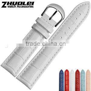 Cheap 12|14|16|18|20mm High Quality Cowhide Leather Watch Strap Wholesale 3PCS thumbnail-1