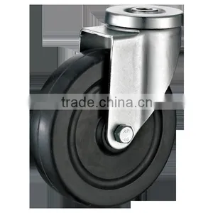 Medium Duty Casters With Rubber Wheel thumbnail-3