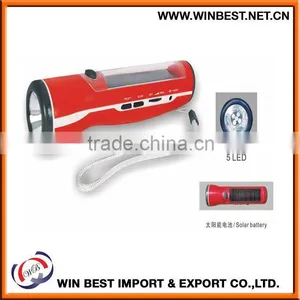 Solar Torch With FM Radio thumbnail-1