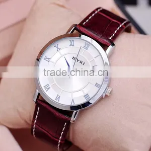 Genuine Leather Business Men Hand Watch Eyki Brand thumbnail-4