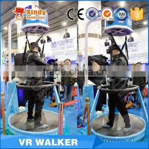 Newest and Popular Virtual Reality 9D VR Walker VR Treadmill thumbnail-1