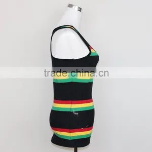 Wholesale Fashion Women Stripe Gym Tank Tops of Guangzhou Clothing thumbnail-3