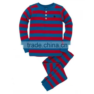 Kids Striped Pajamas Set thumbnail-2