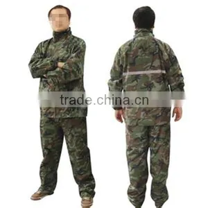 190T Coating pu Waterproof Raincoat thumbnail-1