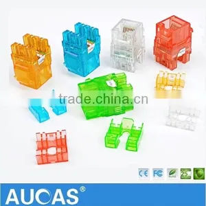 Aucas Cat6/Cat5e Keystone Jack 180 Degree With UTP RJ45 Ethernet For Cat5e Unshielded Lan Cable thumbnail-3