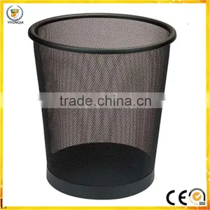 Office Waste Paper Bin Metal Mesh Trash Bin Indoor Dustbin thumbnail-1