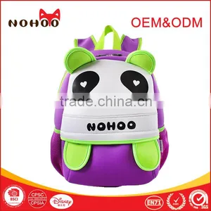 Waterproof Cute Kids 3D Cartoon Backpack Panda Style thumbnail-3