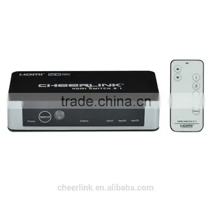 3x1 Hdmi Switch 301 Hdmi V1.4 With Ultra hd 2160p and 3d / Remote Control -black thumbnail-1