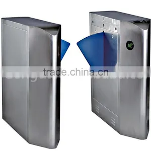 304# Stainless Steel Glass Turnstiles RS485 Flap Turnstile thumbnail-3